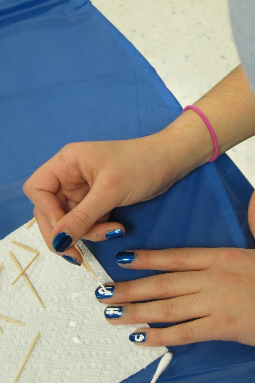 Writing Chanukkah on Nails