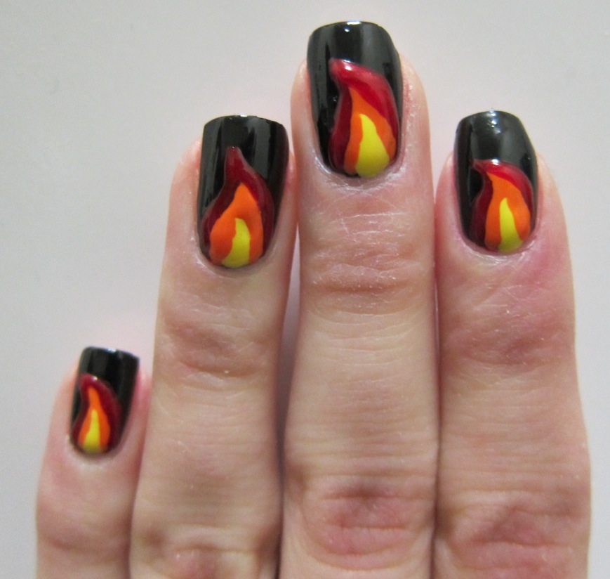 Fire Nail Art | Midrash Manicures