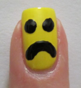 Emoticon nail art