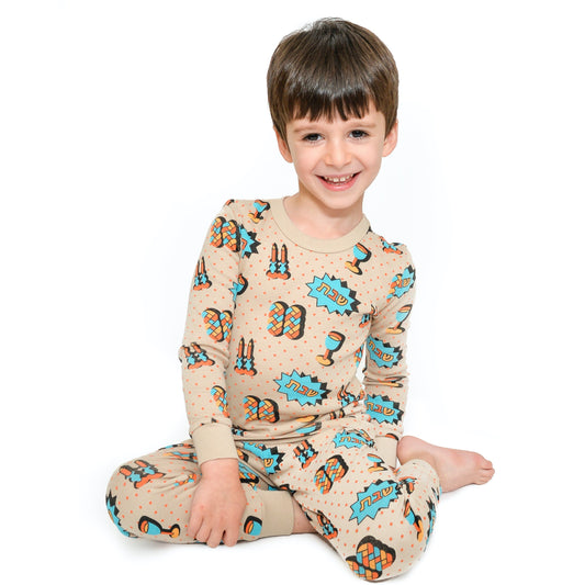 Shabbat Pop Art Pajamas