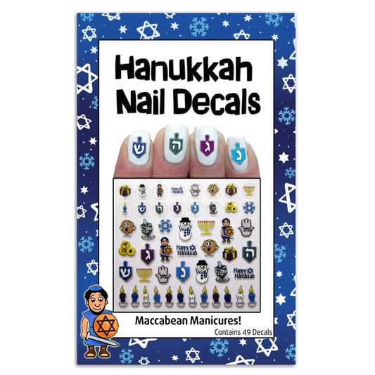 Hanukkah Nail Decals