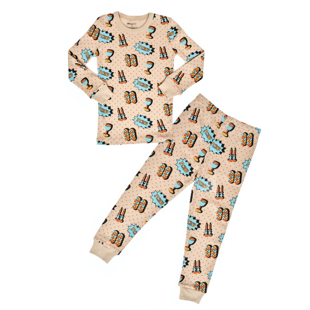 Shabbat Pop Art Pajamas