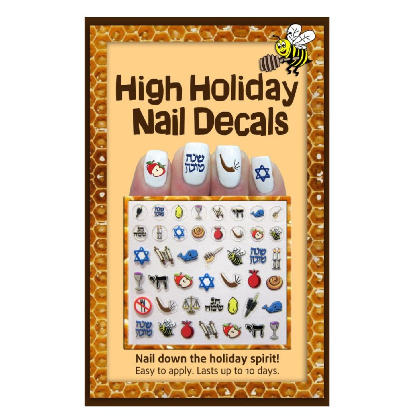 High Holiday Nail Decals