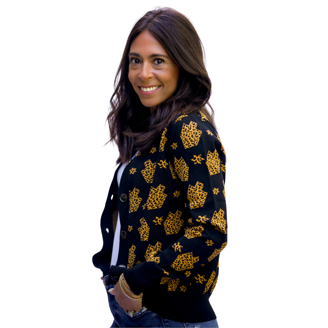 Hanukkah Animal Print Sweater
