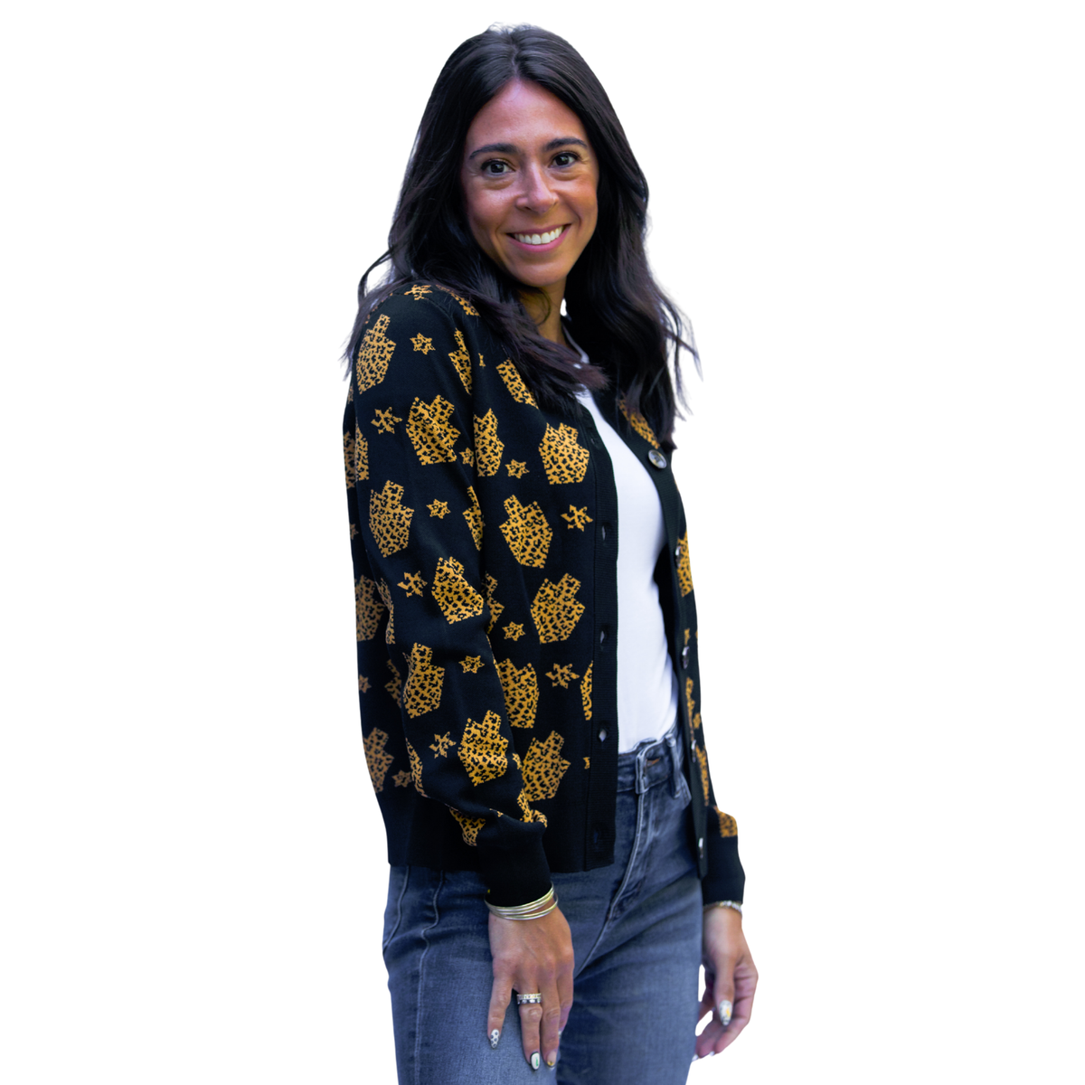 Hanukkah Animal Print Sweater